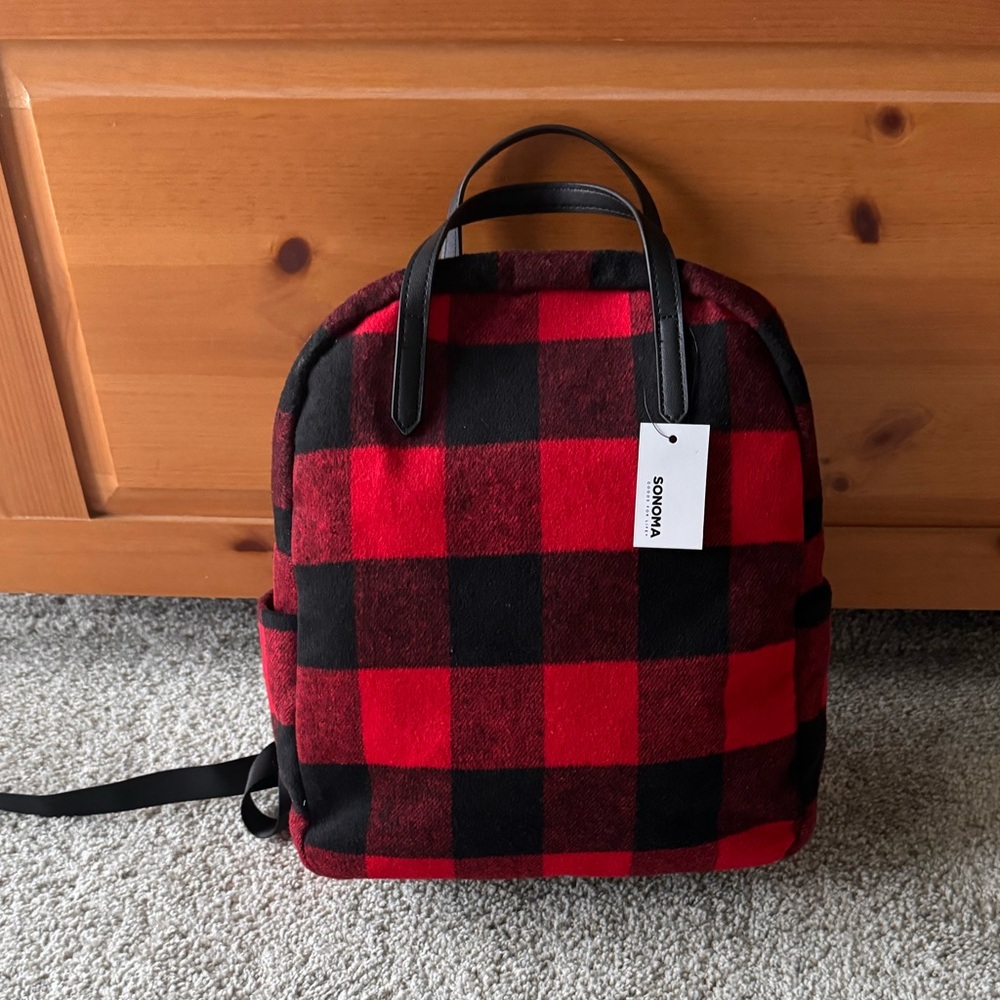 NWT Black and Red Sonoma Bag